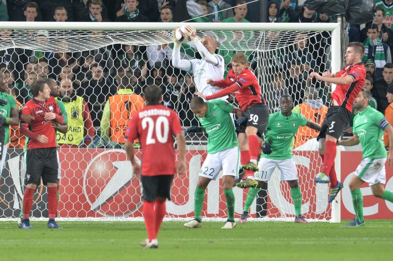 ASSE : La victoire contre Qäbälä (1-0) en images
