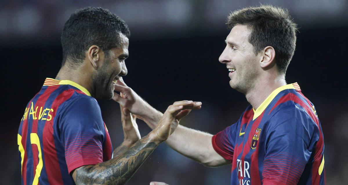 Dani Alves et Lionel Messi