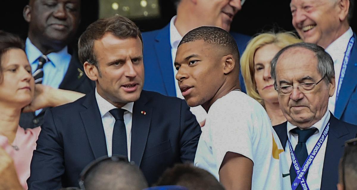 Emmanuel Macron et Kylian Mbappé