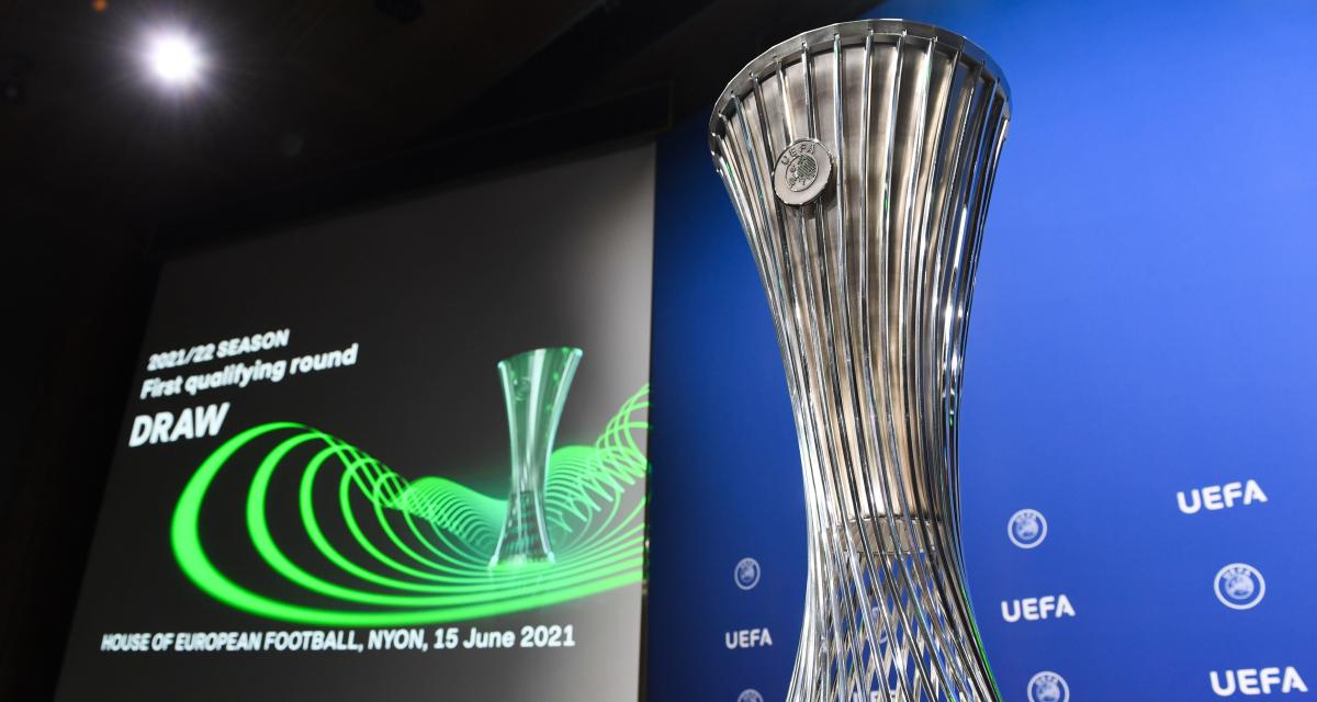 Le trophée de la Ligue Europa Conférence 
