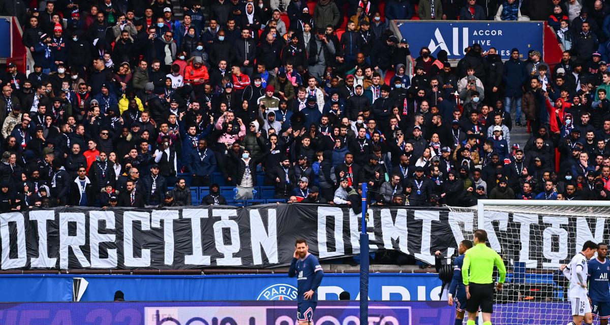 Les supporters du PSG en colère