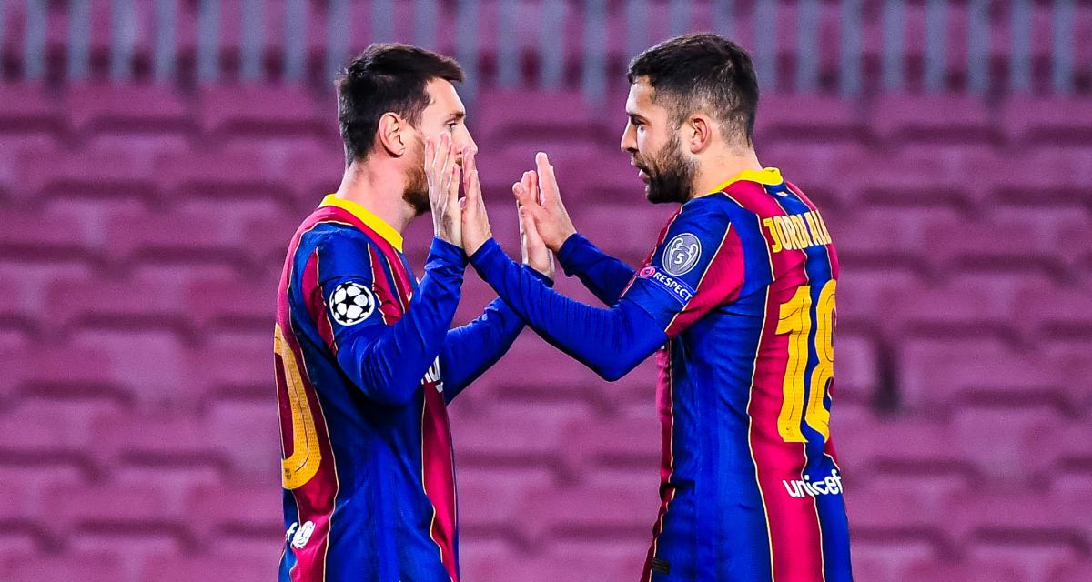 Lionel Messi et Jordi Alba