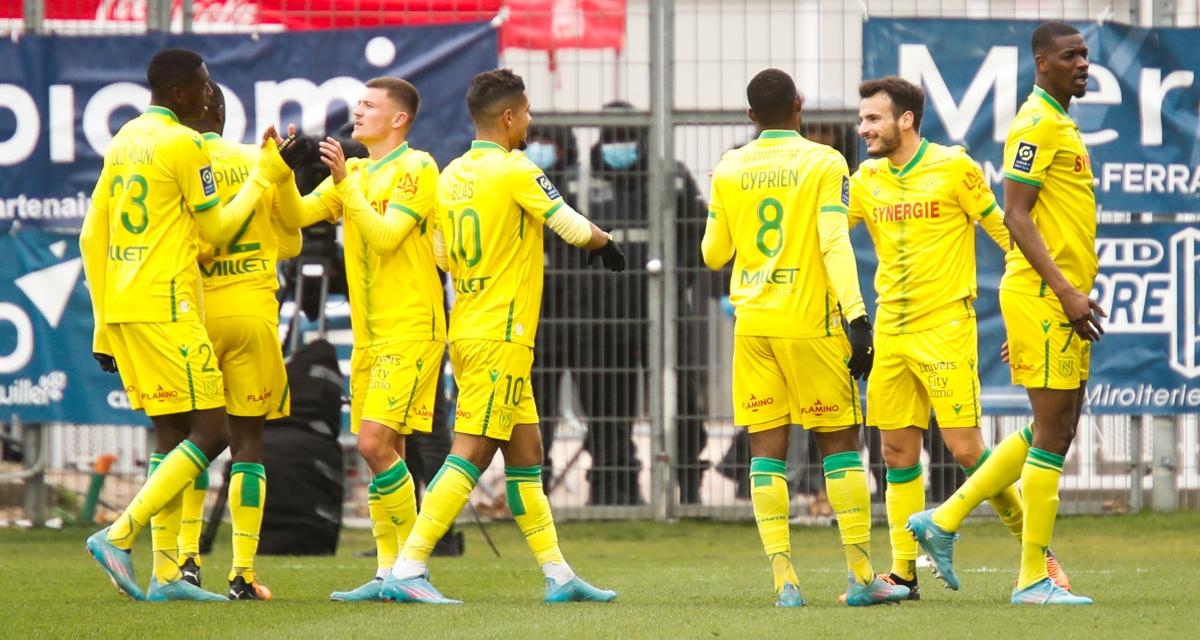 Le FC Nantes mène (1-0) contre Brest