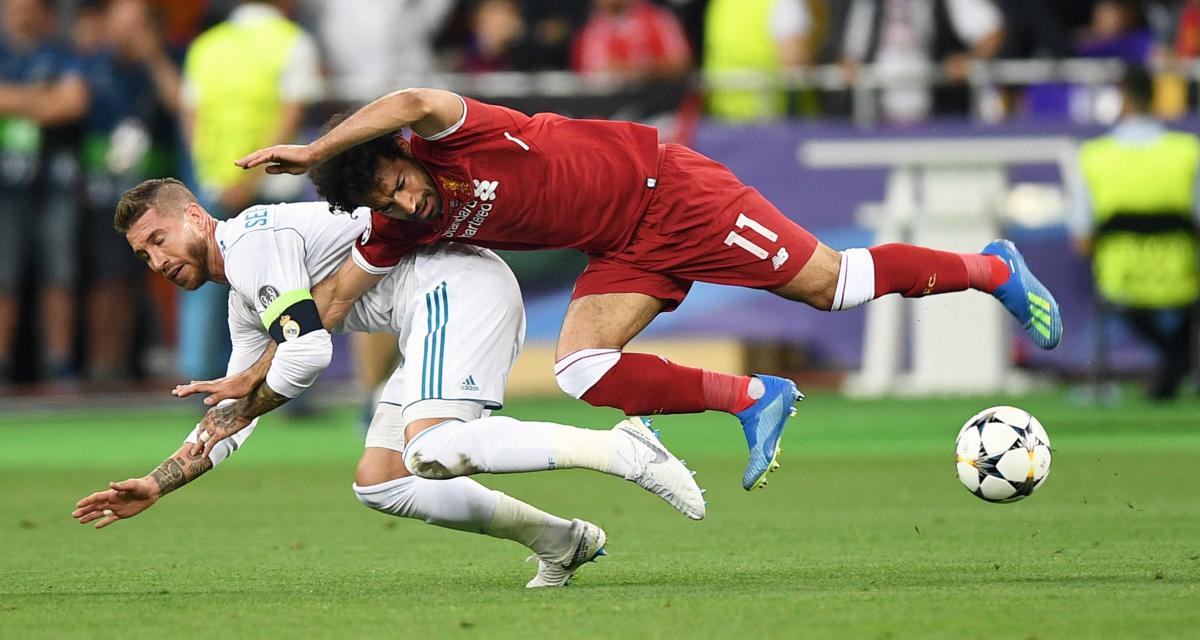 La faute de Sergio Ramos sur Mohamed Salah en fin de la Champions League 2018