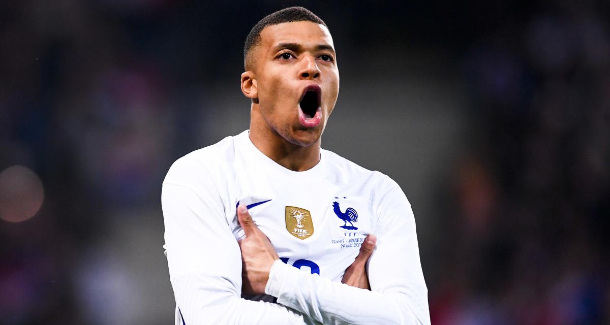 Kylian Mbappé avec les Bleus