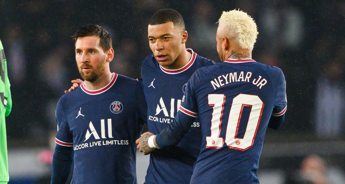 Lionel Messi, Kylian Mbappé et Neymar