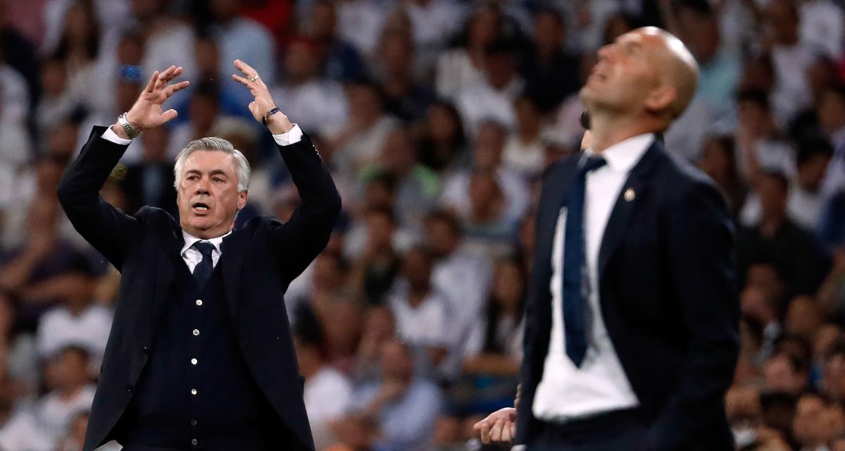 Carlo Ancelotti et Zinédine Zidane
