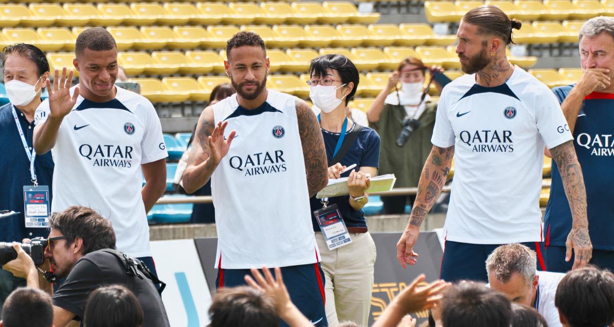 Kylian Mbappé, Neymar et Sergio Ramos