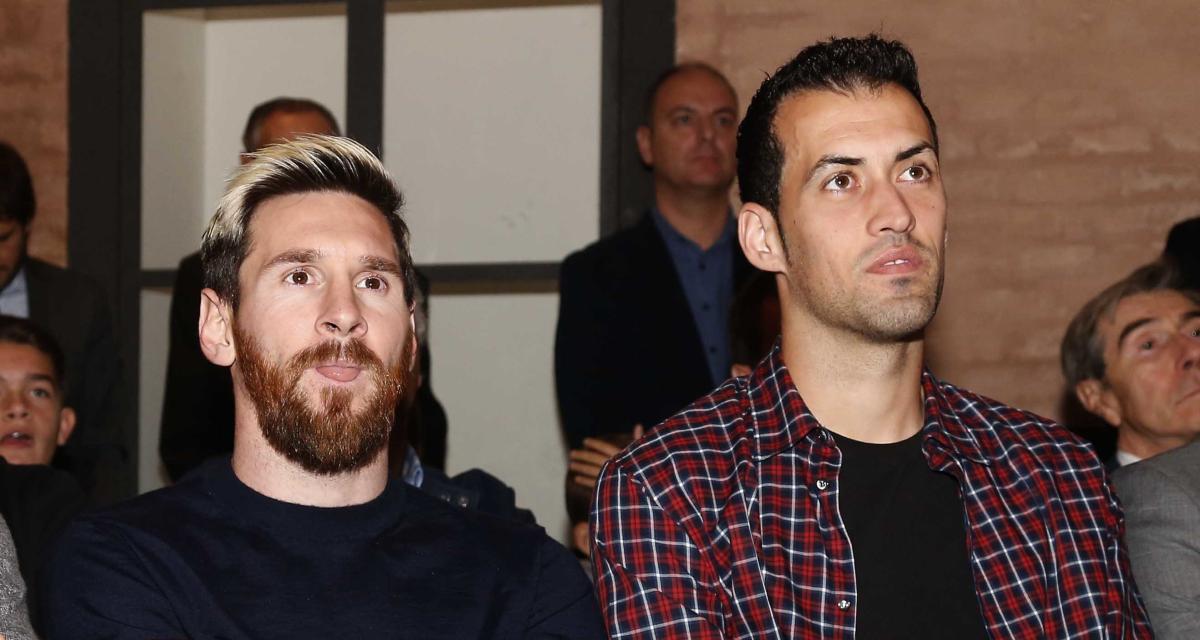Lionel Messi et Sergio Buesquets