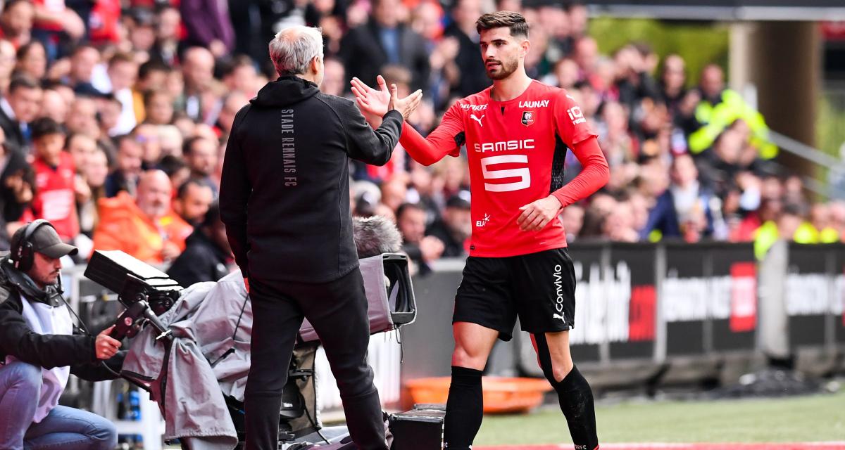 Bruno Genesio et Martin Terrier