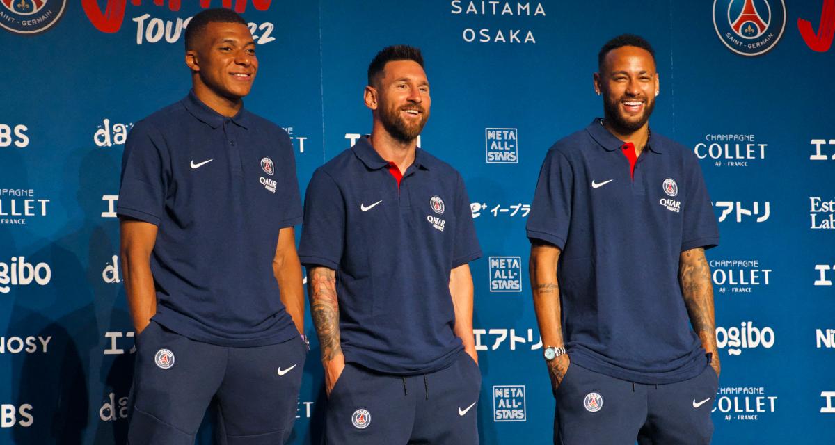 Kylian Mbappé, Lionel Messi et Neymar