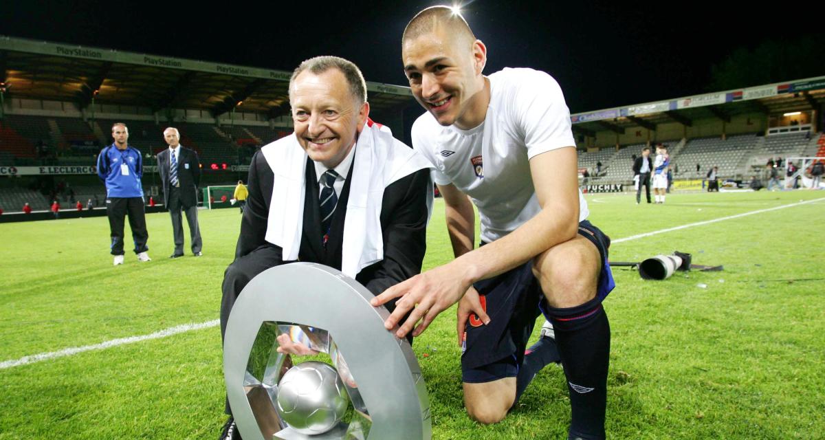Jean-Michel Aulas et Karim Benzema
