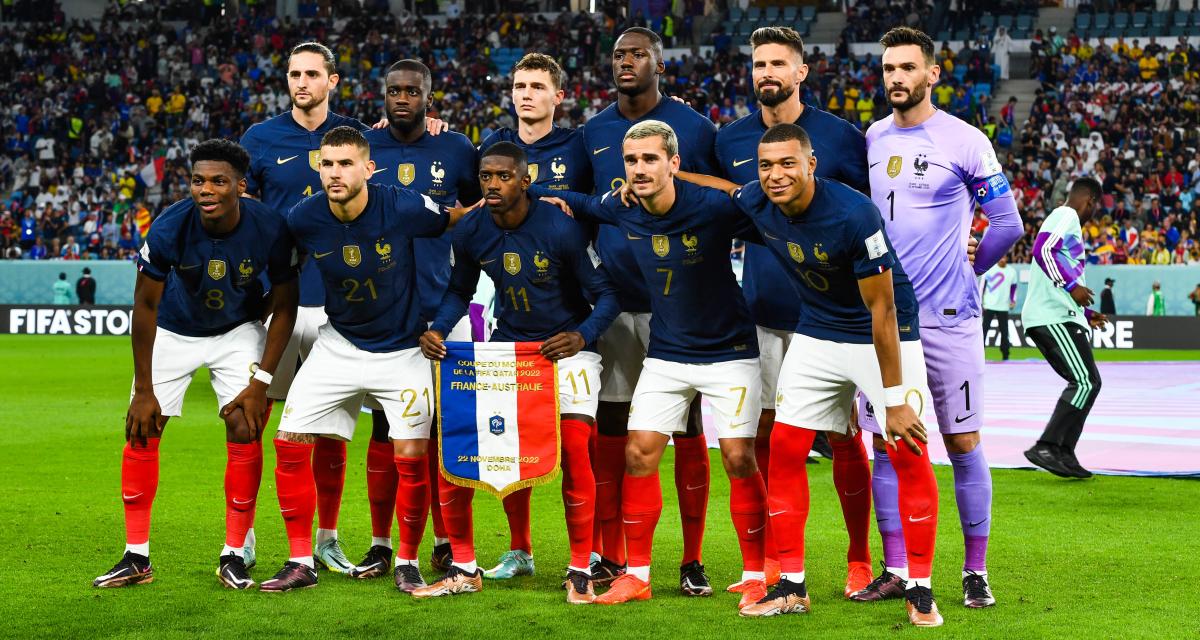 Les joueurs de l'équipe de France