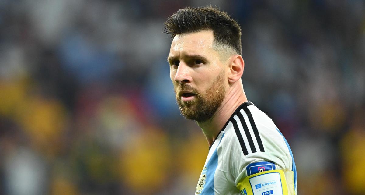 Lionel Messi avec l'Argentine au Mondial 2022