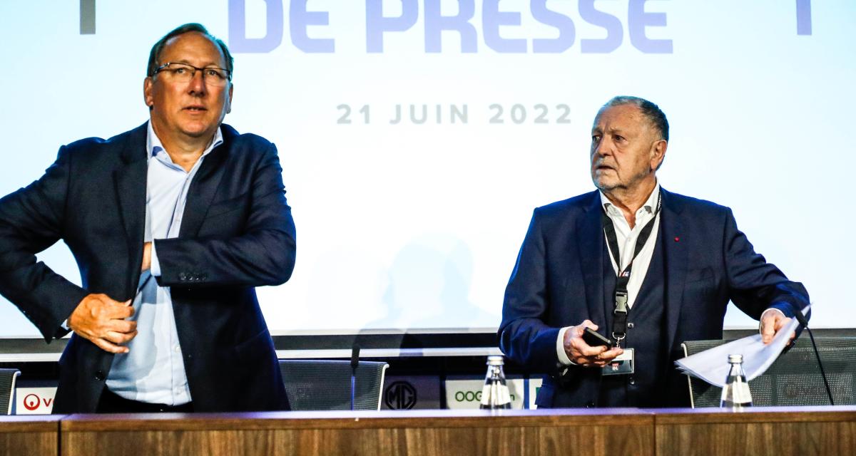John Textor avec Jean-Michel Aulas en juin 2022