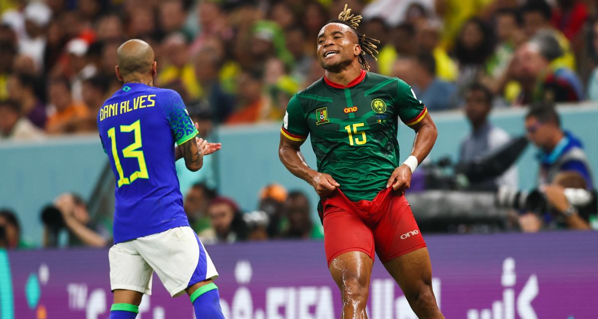  Pierre Kunde avec le Cameroun face au Brésil au Qatar 