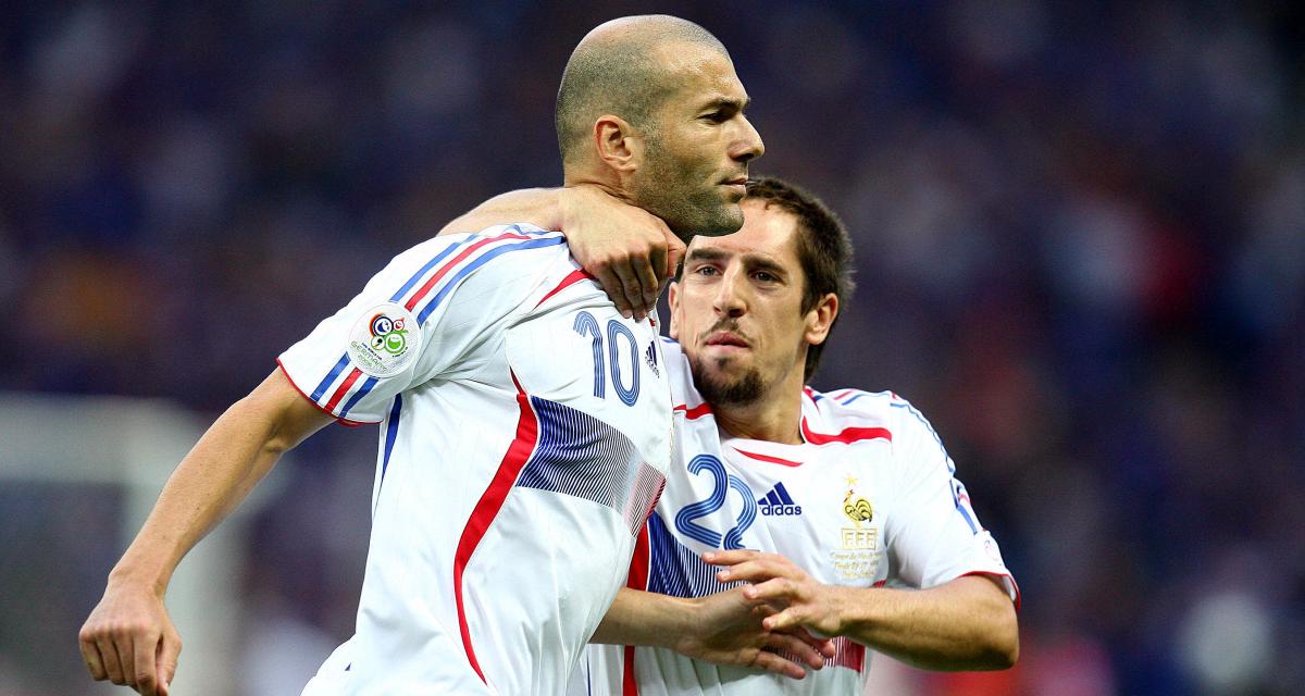Zinédine Zidane et Franck Ribéry