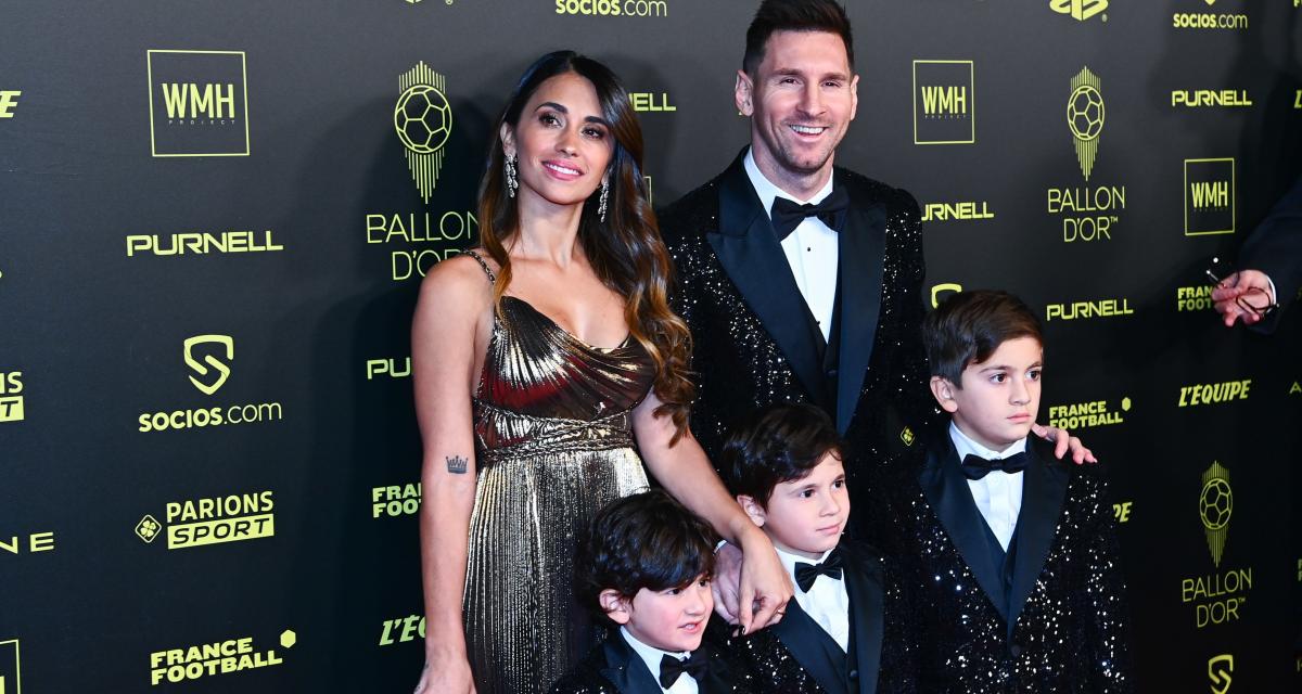 Antonella Roccuzzo, Lionel Messi et leurs trois enfants