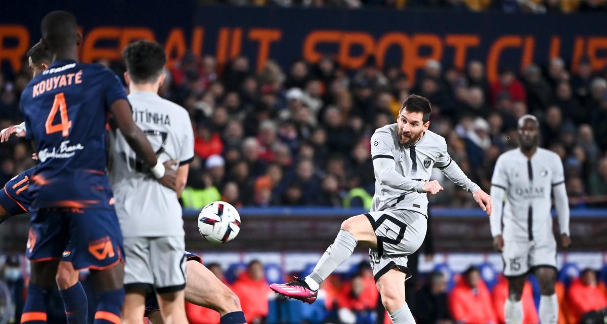 Lionel Messi face à Montpellier