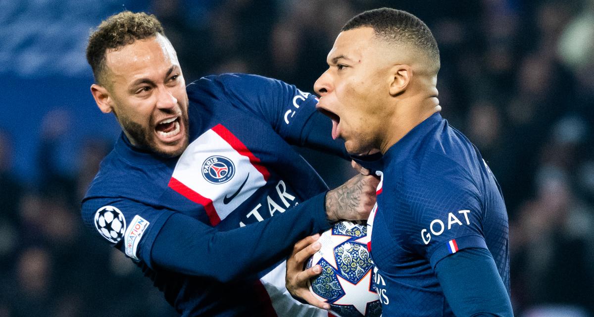 Neymar avec Mbappé au PSG 