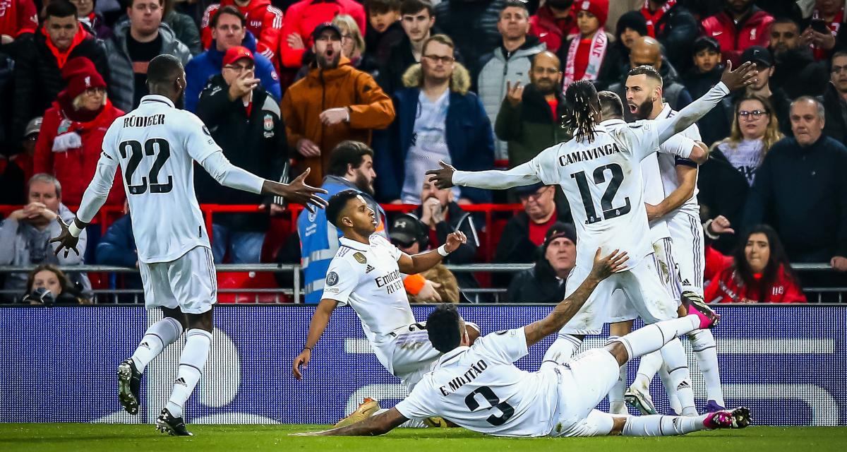 Le Real Madrid à Liverpool 