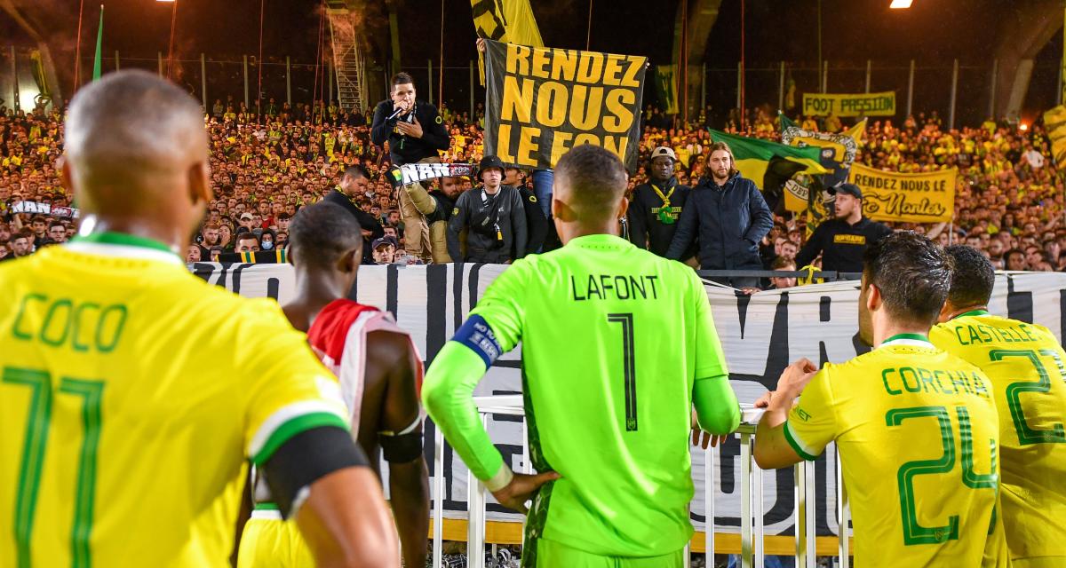 Les supporters du FC Nantes en fusion