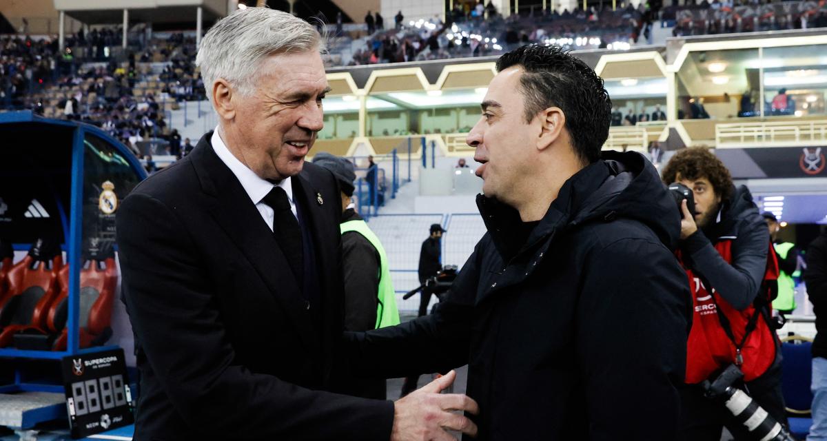 Carlo Ancelotti et Xavi