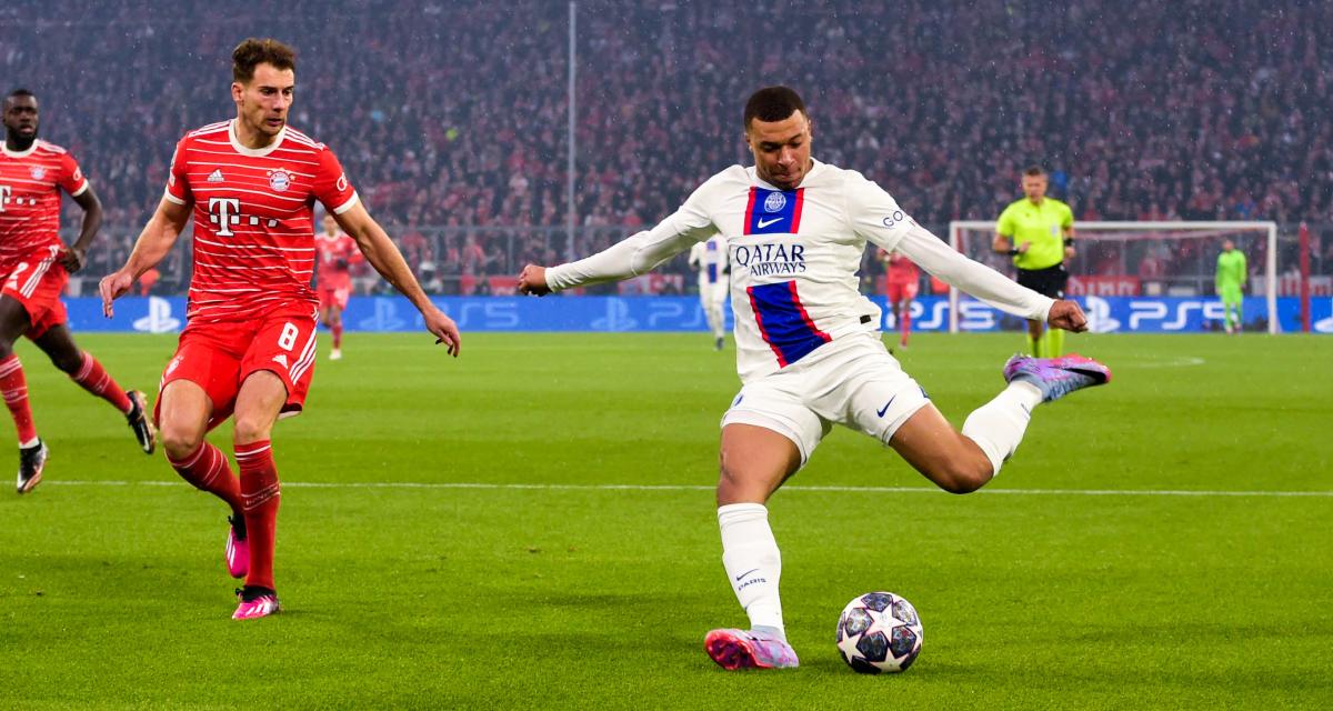 Kylian Mbappé face au Bayern Munich