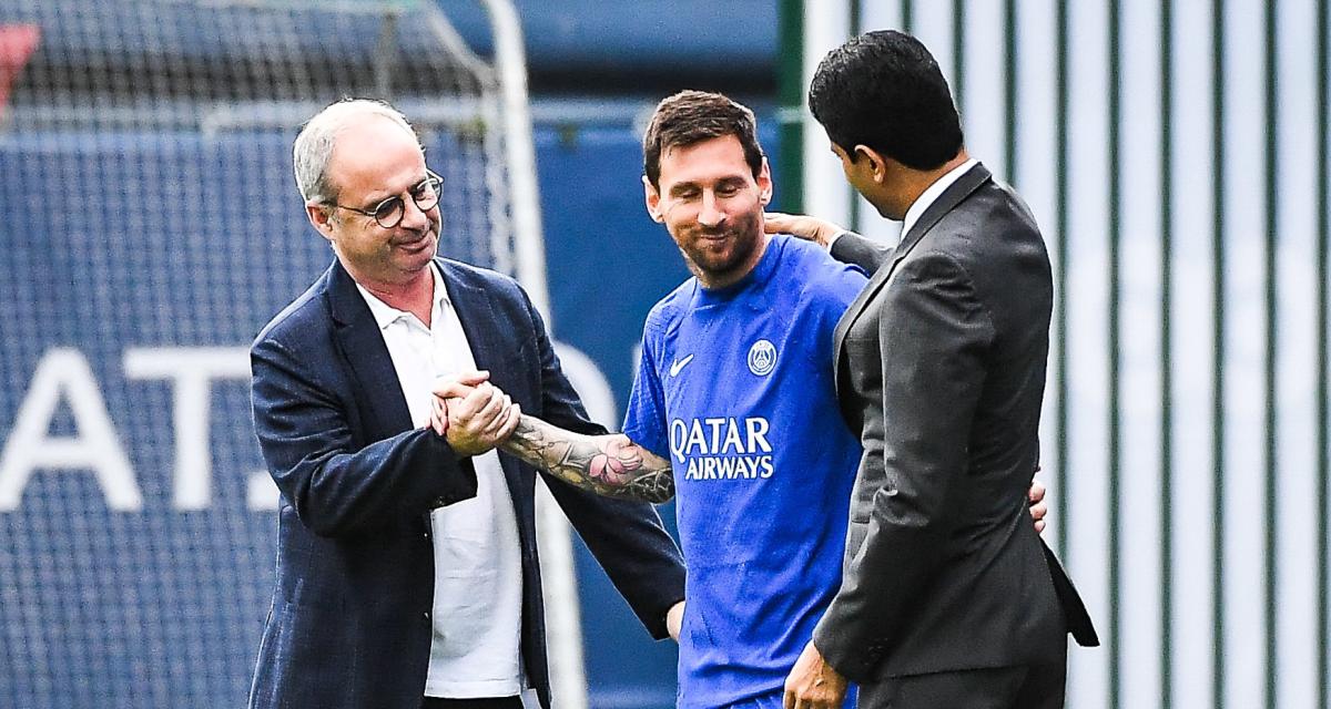 Luis Campos, Lionel Messi et Nasser al-Khelaïfi