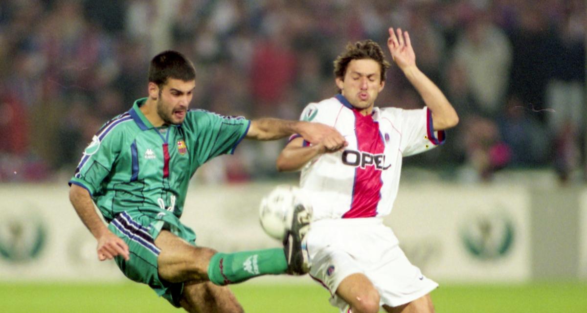 Pep Guardiola face à Leonardo