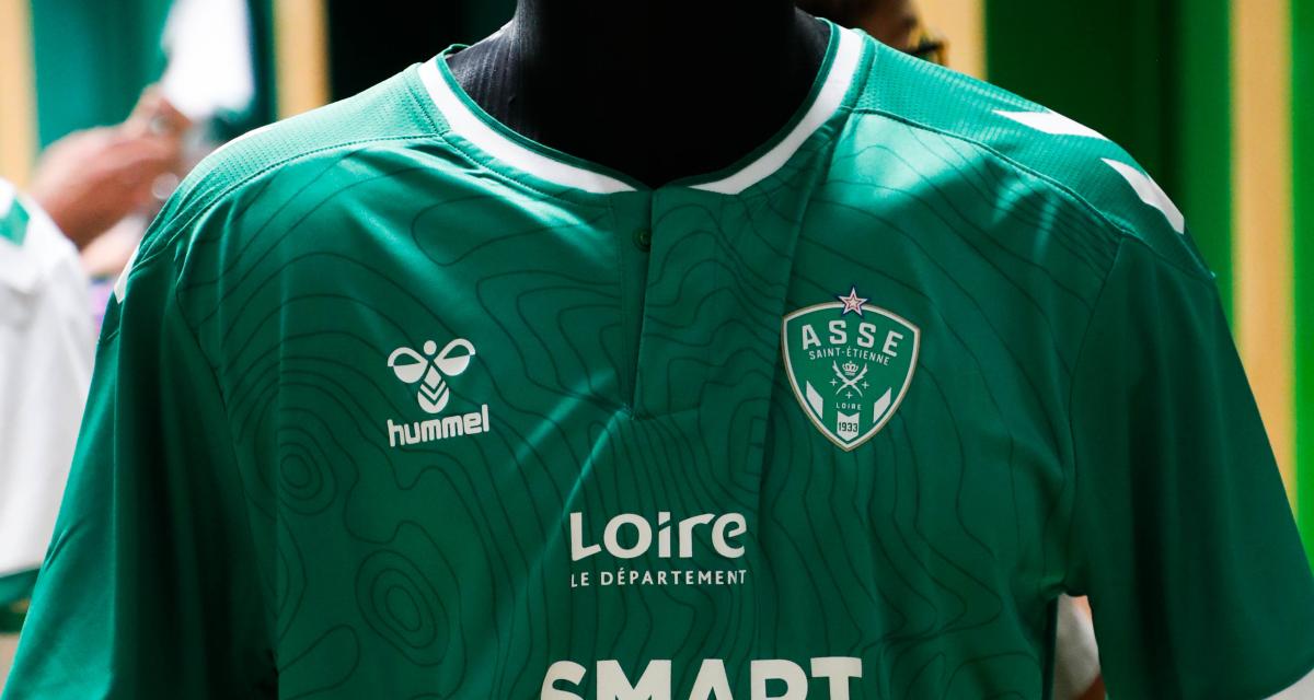 Le maillot domicile de l'ASSE de la saison 2022-2023