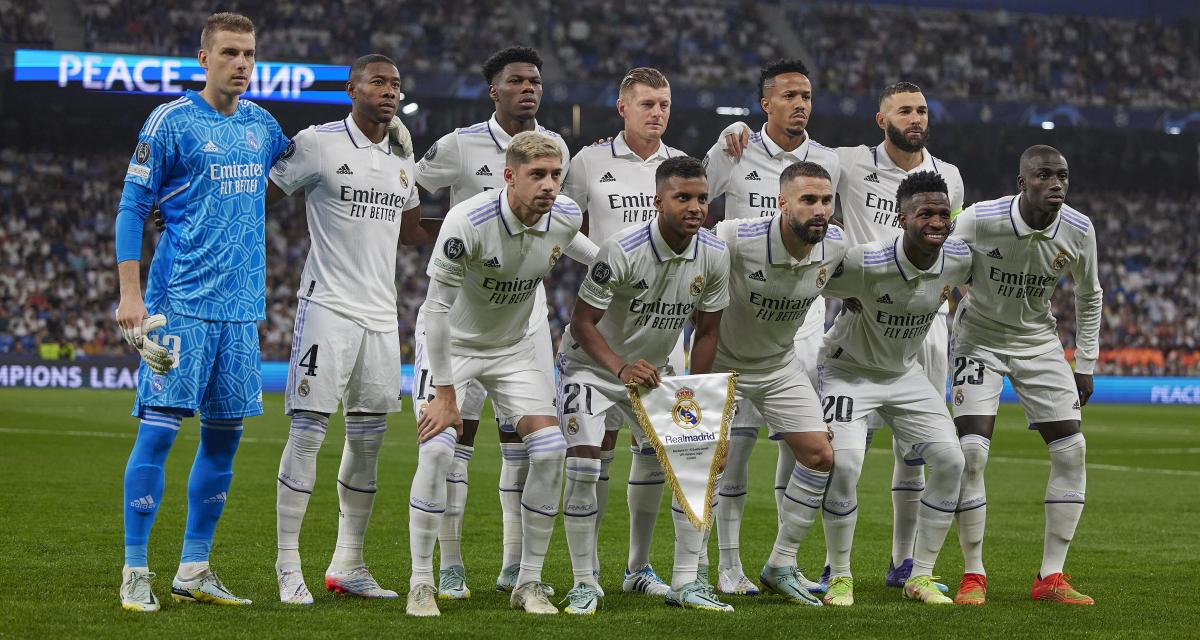 Les joueurs du Real Madrid