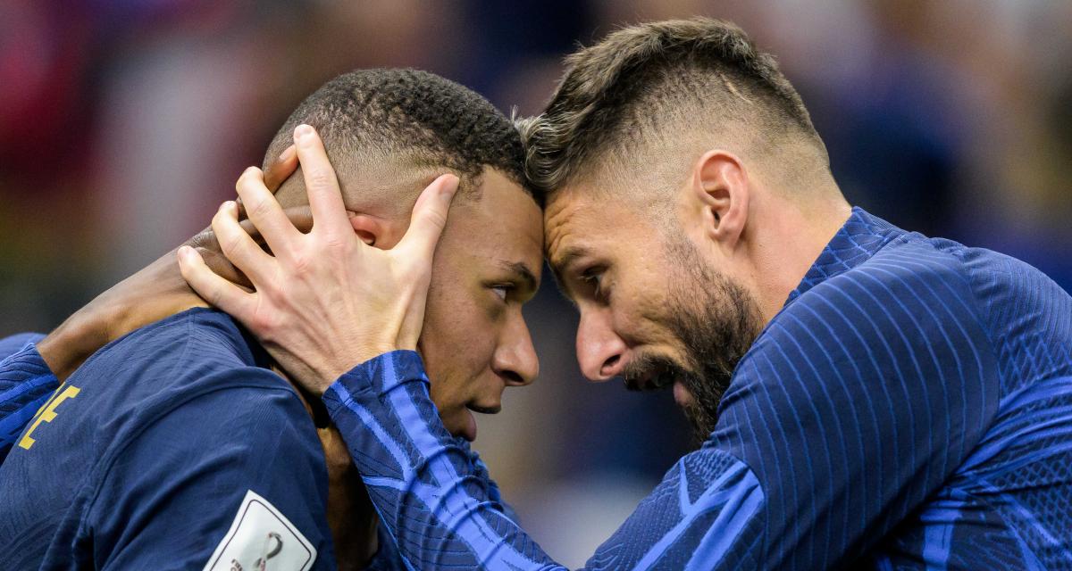 Kylian Mbappé et Olivier Giroud