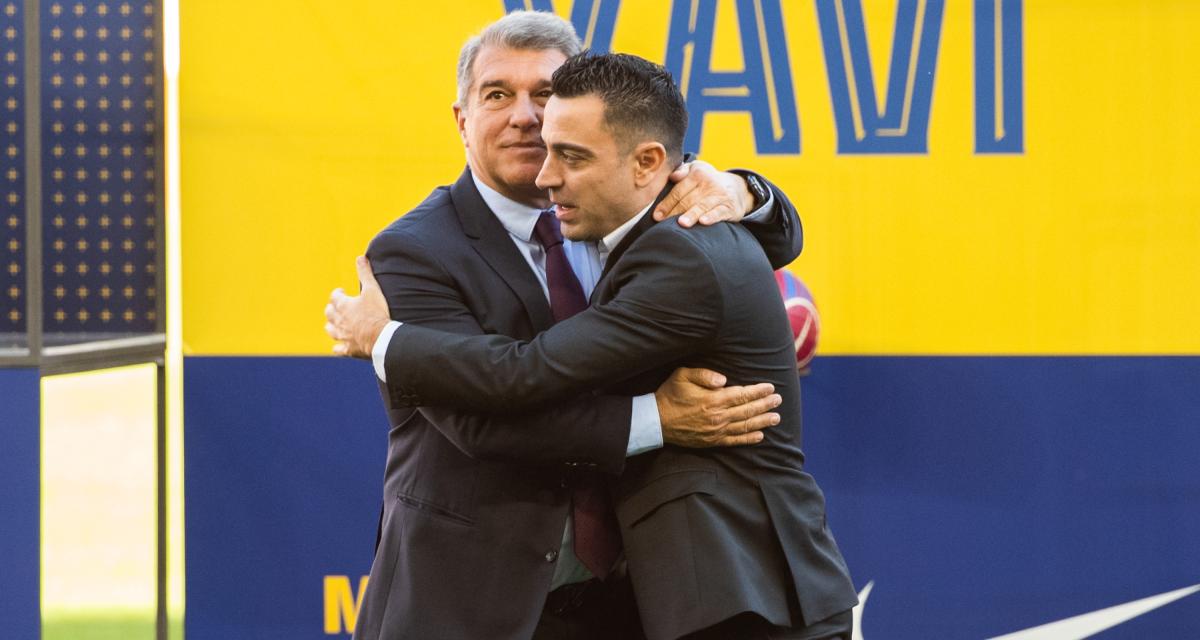 Joan Laporta et Xavi