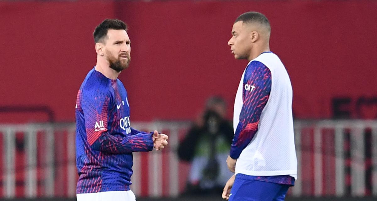 Lionel Messi et Kylian Mbappé