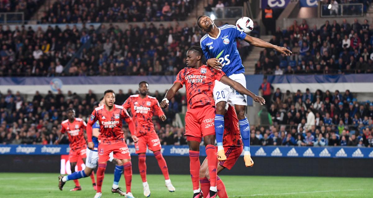 RC Strasbourg – OL : Les Lyonnais Mènent à La Pause