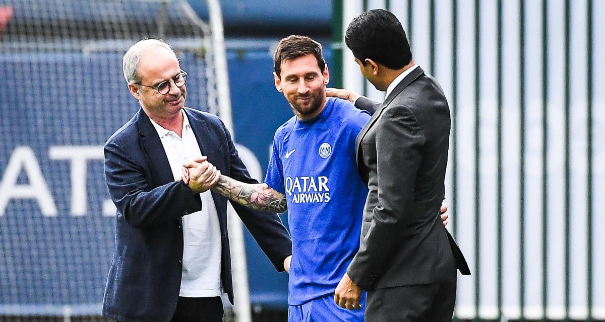Luis Campos, Lionel Messi et Nasser al-Khelaïfi