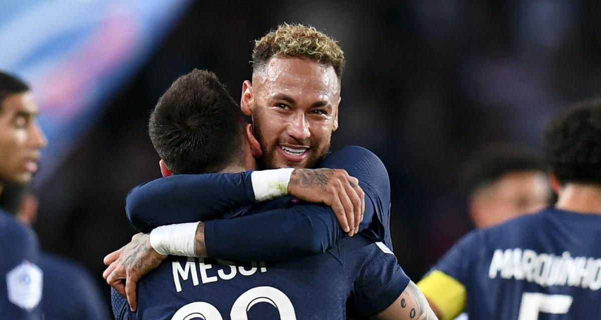 Neymar avec Lionel Messi