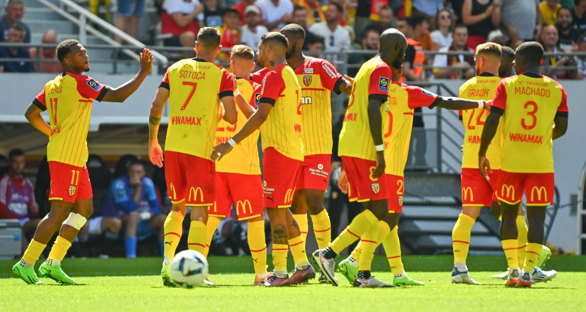 Les joueurs du RC Lens