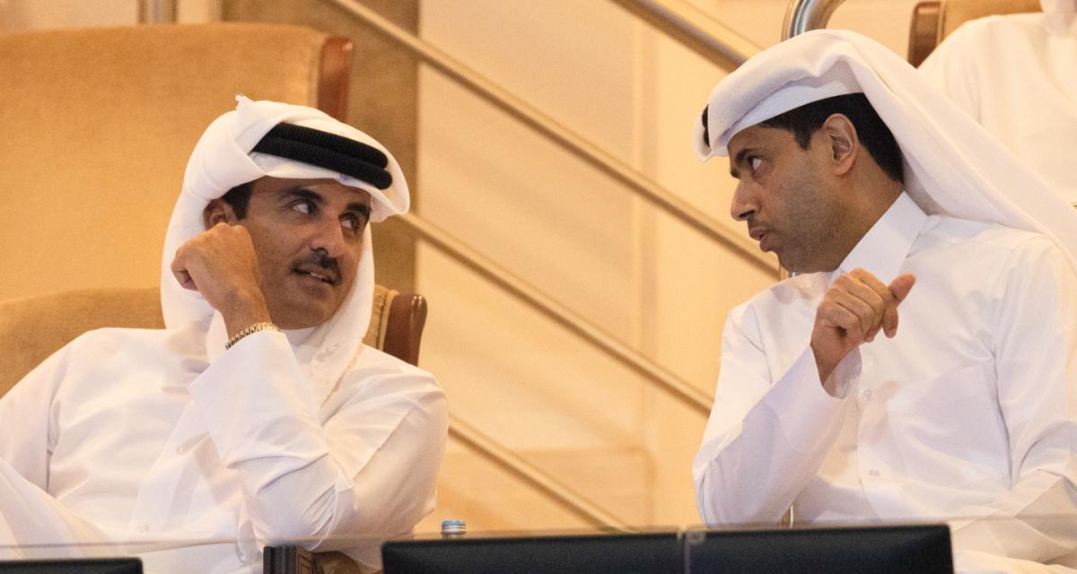 L'Emir Al-Thani et Nasser Al-Khelaïfi