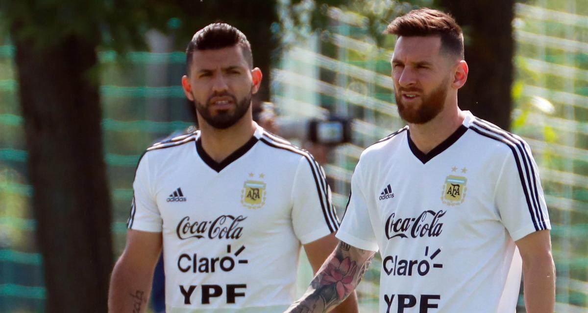 Sergio Agüero et Lionel Messi