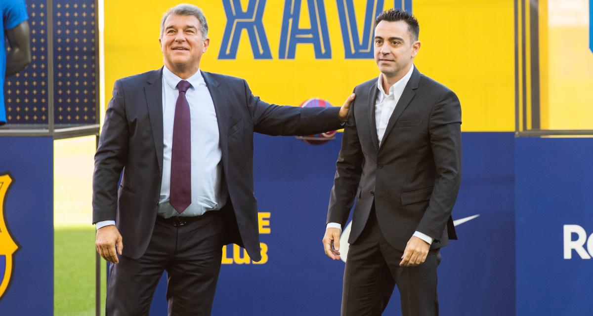 Joan Laporta et Xavi