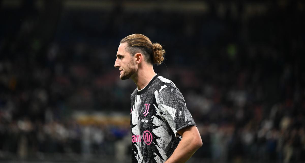 Rabiot avec la Juve à Milan, 2023