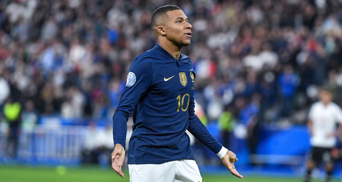 Kylian Mbappé avec les Bleus