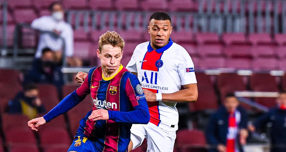 Frenkie De Jong et Kylian Mbappé