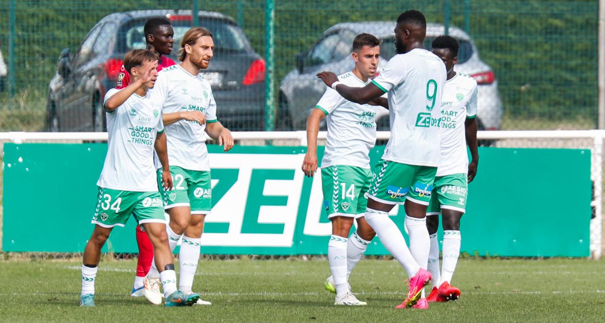 Les joueurs de l'ASSE