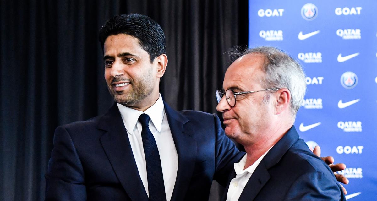 Nasser al-Khelaïfi et Luis Campos