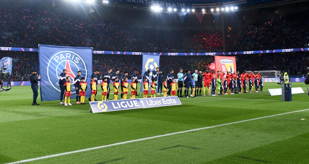 Les joueurs du PSG et du RC Lens