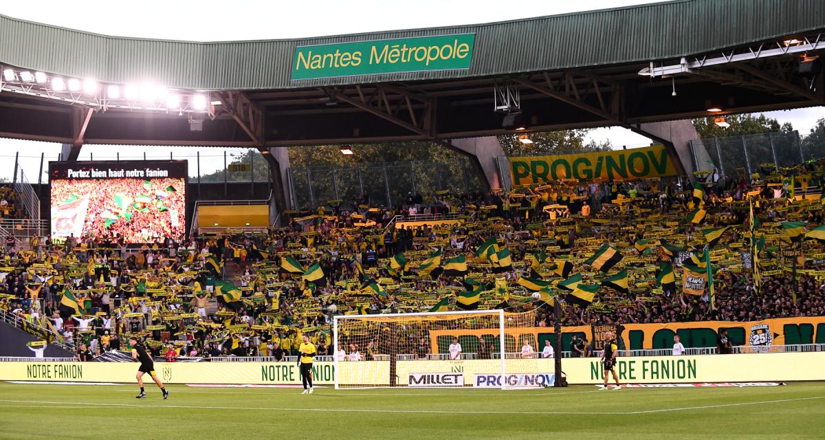 La tribune Loire du stade de la Beaujoire