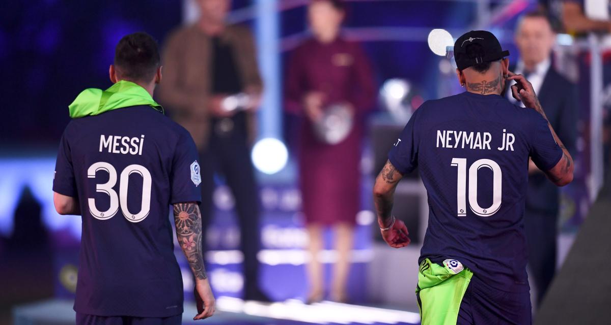 Lionel Messi et Neymar avec le PSG